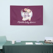 Baby shower waterverf spandoek (Beurs)