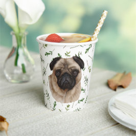 Baby shower Waterverf thema Papieren kopjes Papieren Bekers