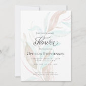 BABY SHOWER | Waterverf van pasta's — Afvalolie Kaart (Voorkant)