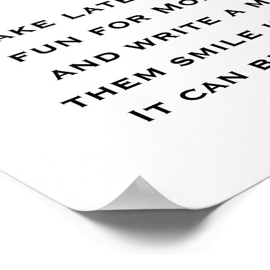 Baby Shower We Can Bearly Wait Late Night Luiers Poster (Hoek)