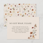 Baby shower weergeven informatiekaartje (Voorkant / Achterkant)