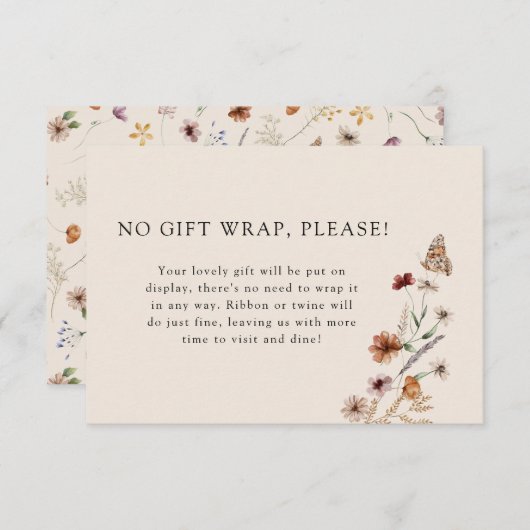 Baby shower weergeven informatiekaartje (Voorkant / Achterkant)