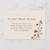 Baby shower weergeven informatiekaartje (Voorkant)