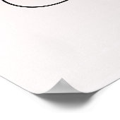 Baby Shower Welkom Roze Gouden Glitters Poster (Hoek)