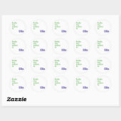 baby shower welkomstdouche Sticker (Vel)
