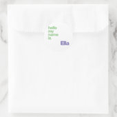 baby shower welkomstdouche Sticker (Tas)
