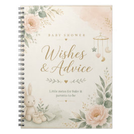 Baby Shower Wensen & Advies Notitieboek | Aandenke