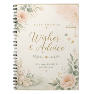 Baby Shower Wensen & Advies Notitieboek | Aandenke