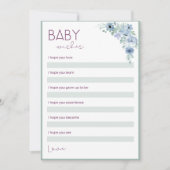 Baby shower wensen kaart (Voorkant)