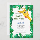 Baby shower Whimsical Giraffe Safari Kaart (Voorkant)