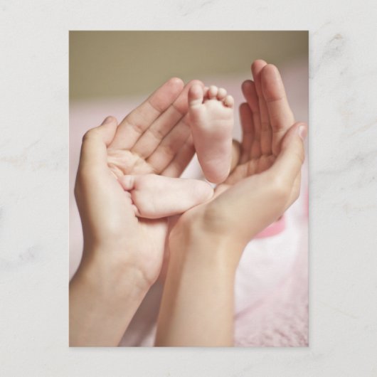 Baby shower Wieg Nursery Verwacht moedermoeder Uitnodiging Briefkaart (Voorkant)