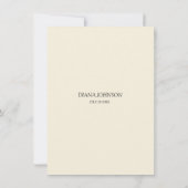 Baby shower wilde bloem kaart (Achterkant)