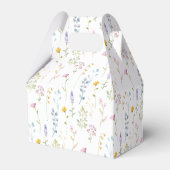 Baby shower Wildflower Pattern Hartelijk dank Bedankdoosjes (Achterkant)