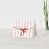 Baby Shower Winter Bedankkaart (Achterkant)