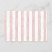 Baby Shower Winter Gift QR Code Registry Card Informatiekaartje (Achterkant)