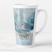 Baby shower Winter Latte Mok (Rechts)