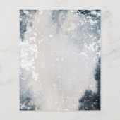 Baby shower Winter Woodland Animals Holiday Invita (Achterkant)