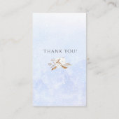 Baby shower wintergendergelijkheid neutraal luzern informatiekaartje (Achterkant)