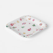 Baby shower wintergroen papieren bordje (Gebogen)