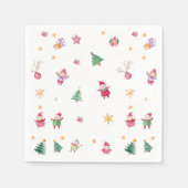 Baby shower Winterkerst Servet (Voorkant)