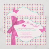 BABY SHOWER WISSELSTOFWISSELSTOFFEN/Koolstofzuiger Kaart (Voorkant / Achterkant)