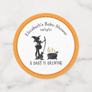 Baby shower Witch Brewing Halloween Oktober Confetti