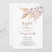 Baby shower woestijn kaart (Voorkant / Achterkant)