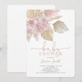 Baby shower woestijn kaart (Voorkant / Achterkant)