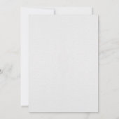 Baby shower Wolf Mountain Forest Boy Kaart (Achterkant)