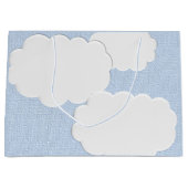 baby shower wolken groot cadeauzakje (Voorkant)