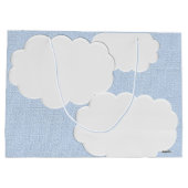 baby shower wolken groot cadeauzakje (Achterkant)