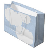 baby shower wolken groot cadeauzakje (Voorkant Gekanteld)