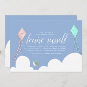 baby shower wolken kaart (Voorkant / Achterkant)