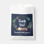 Baby shower Woodland Animals Hartelijk dank Bedankzakje (Voorkant)