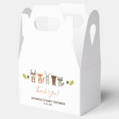 Baby shower Woodland Bedankdoosjes (Geopend)