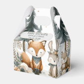 Baby shower Woodland Bedankdoosjes (Achterkant)