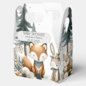 Baby shower Woodland Bedankdoosjes (Geopend)
