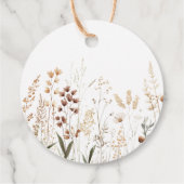 Baby shower Woodland Bedankjes Labels (Achterkant)