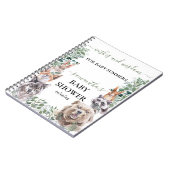 Baby shower Woodland Forest Animals Wisdom Notitieboek (Linkerzijde)