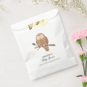 Baby shower Woodland Forest Creater Night Owl Bedankzakje (Gezegeld)