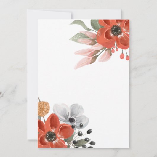 Baby shower Woodland Greenery per Mail Kaart (Achterkant)