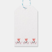 Baby shower Woodland Herten Plant Pot Dank u Cadeaulabel (Achterkant)