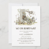 Baby shower Woodland Kaart (Voorkant)