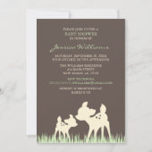 Baby shower Woodland Kaart (Voorkant)