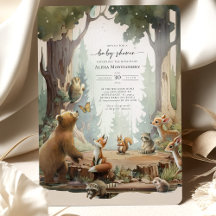 Baby shower Woodland laat het avontuur beginnen