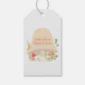 Baby shower Woodland Mushroom Cadeaulabel (Voorkant)