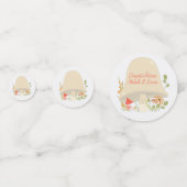Baby shower Woodland Mushroom Confetti (Achterkanten)
