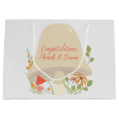 Baby shower Woodland Mushroom Groot Cadeauzakje (Voorkant)