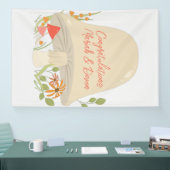 Baby shower Woodland Mushroom Spandoek (Beurs)