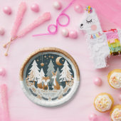 Baby shower Woodland Papieren Bordje (Feest)